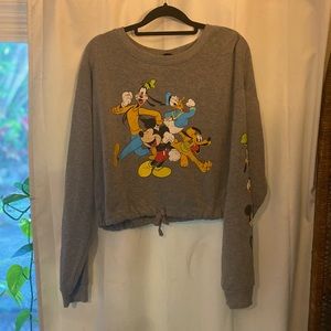 Disney Mickey Mouse crop sweater